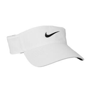 Nike Dri Fit Ace Visor Unisex OS Hat White Cap Golf Tennis Gym Sports HJ3689 100